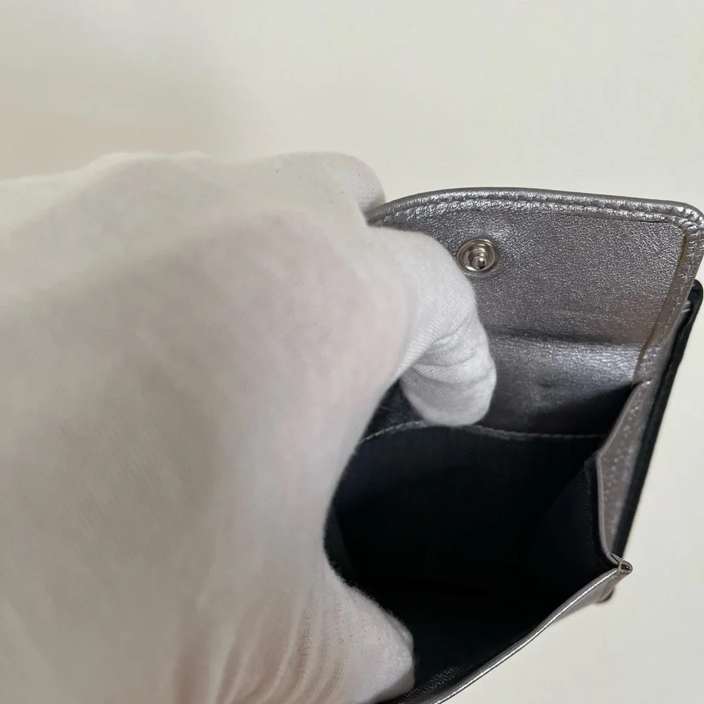 Chanel Mademoiselle black lamb skin quilted wallet - Picture 11 of 15